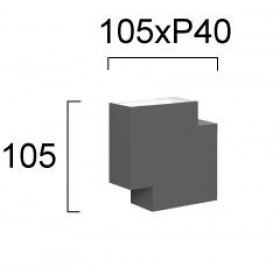 Απλίκα LED 6W 3000k Ανθρακί Adrina 4309200 VIOKEF
