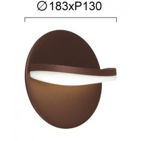 Απλίκα LED 16W 3000k Καφέ Letty 4309401 VIOKEF