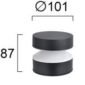 Απλίκα LED 6W 3000k Ανθρακί Matira 4310400 VIOKEF