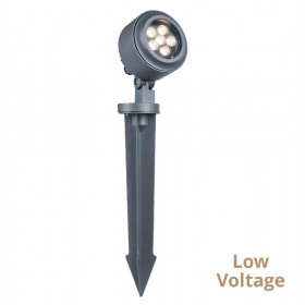 Φωτιστικό Κήπου LED 7W 3000k Με Καρφί Ανθρακί Ridox 4310600 VIOKEF
