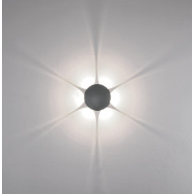 Απλίκα LED 7W 3000k Γκρι Smooth 4318400 VIOKEF