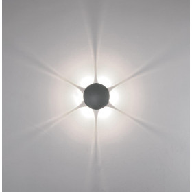 Απλίκα LED 7W 3000k Γκρι Smooth 4318400 VIOKEF