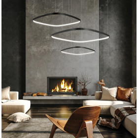 Φωτιστικό LED 70W 3000k-6000k Μαύρο Lorenzo 4319400 VIOKEF