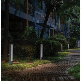 Φωτιστικό Κολώνα LED 12W 3000k Ανθρακί Lir 4321100 VIOKEF