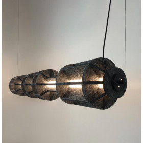 Φωτιστικό LED 34W 3000k Μαύρο Και Άνθρακι Artisti 4322500 VIOKEF