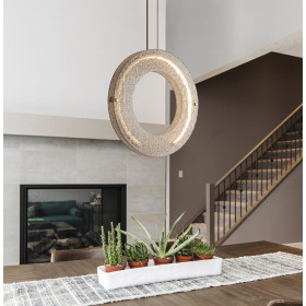 Φωτιστικό LED 20W 3000k Μπρονζέ Και Μελί Tamara 4322701 VIOKEF