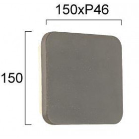 Απλίκα LED 7W 3000k Γκρι Moby 4323200 VIOKEF