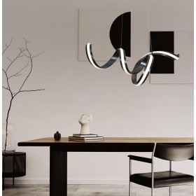 Φωτιστικό LED 42W 3000k Μαύρο Arezia 4324100 VIOKEF