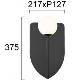 Απλίκα G9 Μαύρο Fedora 4325100 VIOKEF