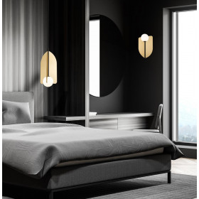 Απλίκα G9 Μαύρο Και Χρυσό Darcy 4325101 VIOKEF