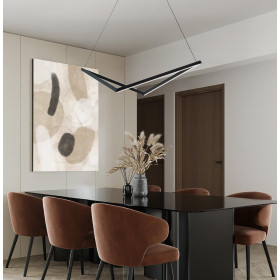 Φωτιστικό LED 32W 3000k Μαύρο Brenda 4326100 VIOKEF