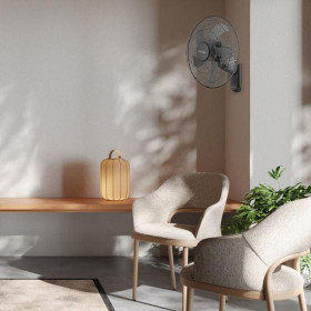 Ανεμιστήρας Τοίχου 65W D45 Μαύρο Με Τηλεχειριστήριο 15833R PRIMO