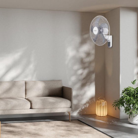 Ανεμιστήρας Τοίχου 65W D45 Λευκό Με Τηλεχειριστήριο 15833R PRIMO