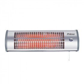 Θερμάστρα Χαλαζία Επίτοιχη 1500W Ασημί PRQH-81049 PRIMO