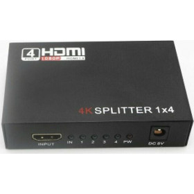 HDMI Splitter 4 Εξόδων PS-1004-4K ANGA