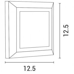 Απλίκα LED 3W 3000k Γραφίτης 145-52007 EUROLAMP