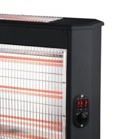 Θερμάστρα Χαλαζία 2800W Μαύρο 147-29185 EUROLAMP
