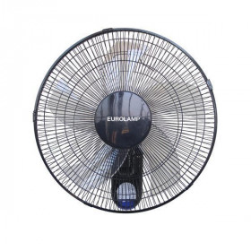 Ανεμιστήρας Τοίχου 65W D44.5 Μαύρο Με Τηλεχειριστήριο EUROLAMP