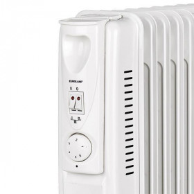 Καλοριφέρ Λαδιού 2000W Με 9 Φέτες Γκρι 147-29460 EUROLAMP