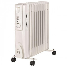 Καλοριφέρ Λαδιού 2500W Με 11 Φέτες Γκρι 147-29461 EUROLAMP