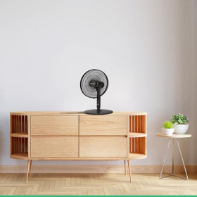 Ανεμιστήρας 3 Σε 1 25W D45 Μαύρο Με Τηλεχειριστήριο EUROLAMP