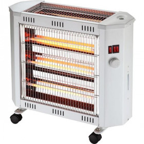 Θερμάστρα Χαλαζία 2400W Λευκό Με Ανεμιστήρα Και Υγραντήρα 300-41408 EUROLAMP