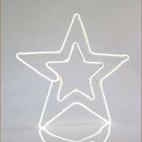 Αστέρι Διπλό LED Λευκό NEON Rope Light EUROLAMP