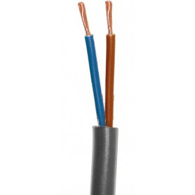 Καλώδιο NYLHY H03VV-F 2x0.75mm² Μαύρο