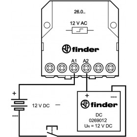 Μετατροπέας 12V DC/AC Για Ρελέ 26 FINDER