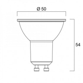 Λάμπα LED 4.5W GU10 3000k 230V 36° Dimmable Retro SYLVANIA