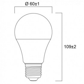 Λάμπα LED Κλασική 9.5W E27 4000k 230V 0029590 SYLVANIA