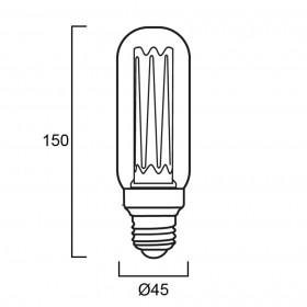 Λάμπα LED Classic T 2.5W E27 2000Κ 230V Filament Mirage SYLVANIA