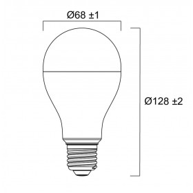 Λάμπα LED Κλασική 16W E27 6500k 230V 0030043 SYLVANIA
