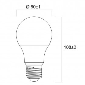 Λάμπα LED Κλασική 7W E27 2700k 230V 0030838 SYLVANIA