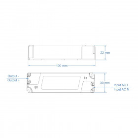 Τροφοδοτικό 15W Με Έξοδο 12VDC 1.25A CUBALUX
