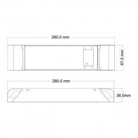 Τροφοδοτικό 150W Με Έξοδο 24VDC 6.25A Dimmable CUBALUX