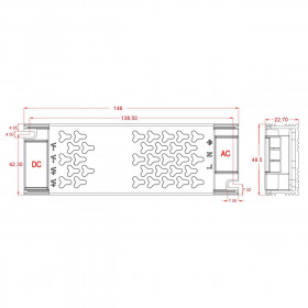 Τροφοδοτικό 100W Με Έξοδο 24VDC 4.17A CUBALUX