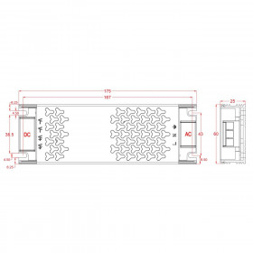 Τροφοδοτικό 150W Με Έξοδο 24VDC 6.25A CUBALUX