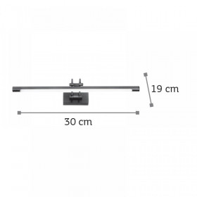 Απλίκα LED 4W 3000K Οξυντέ 1044-Γ INLIGHT