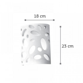 Απλίκα Ε14 Λευκό Γύψος 43343 INLIGHT