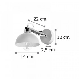 Απλίκα E27 Μαύρο Και Ξύλο 43384-BL INLIGHT