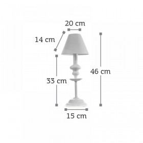 Πορτατίφ Ε14 Λευκό 3420 INLIGHT