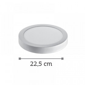 Πάνελ LED Επίτοιχο 20W 4000K Στρογγυλό Λευκό 2.20.04.2 INLIGHT