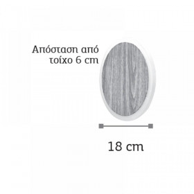 Απλίκα LED 6.7W 3000k Χρυσό 43401-GL INLIGHT