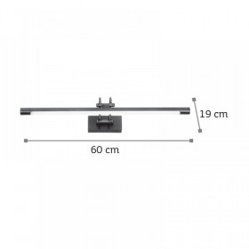 Απλίκα LED 12W 3000K Νίκελ 1044-Α INLIGHT