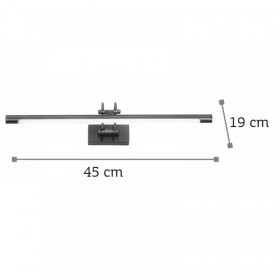 Απλίκα LED 8W 3000k Οξυντέ 1044-Β INLIGHT