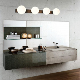 Απλίκα Τετράφωτη G9 Μαύρο Και Λευκό 43422-4 INLIGHT