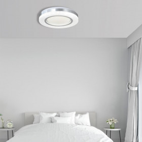 Πλαφονιέρα LED 36W 3000k-6000k Λευκό Και Ασήμι 42016-C INLIGHT