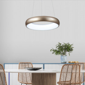 Φωτιστικό LED 54W 3000k-6000k Χρυσό Και Λευκό 42024-B INLIGHT