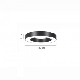 Φωτιστικό LED 70W 4000k Μαύρο 6041-120 INLIGHT